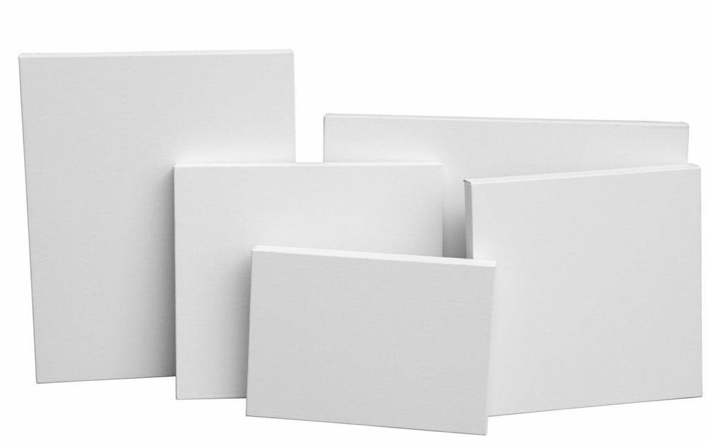 1-1/2 Gallery Depth Blank Stretched Canvas 4x4 20 PK 13oz