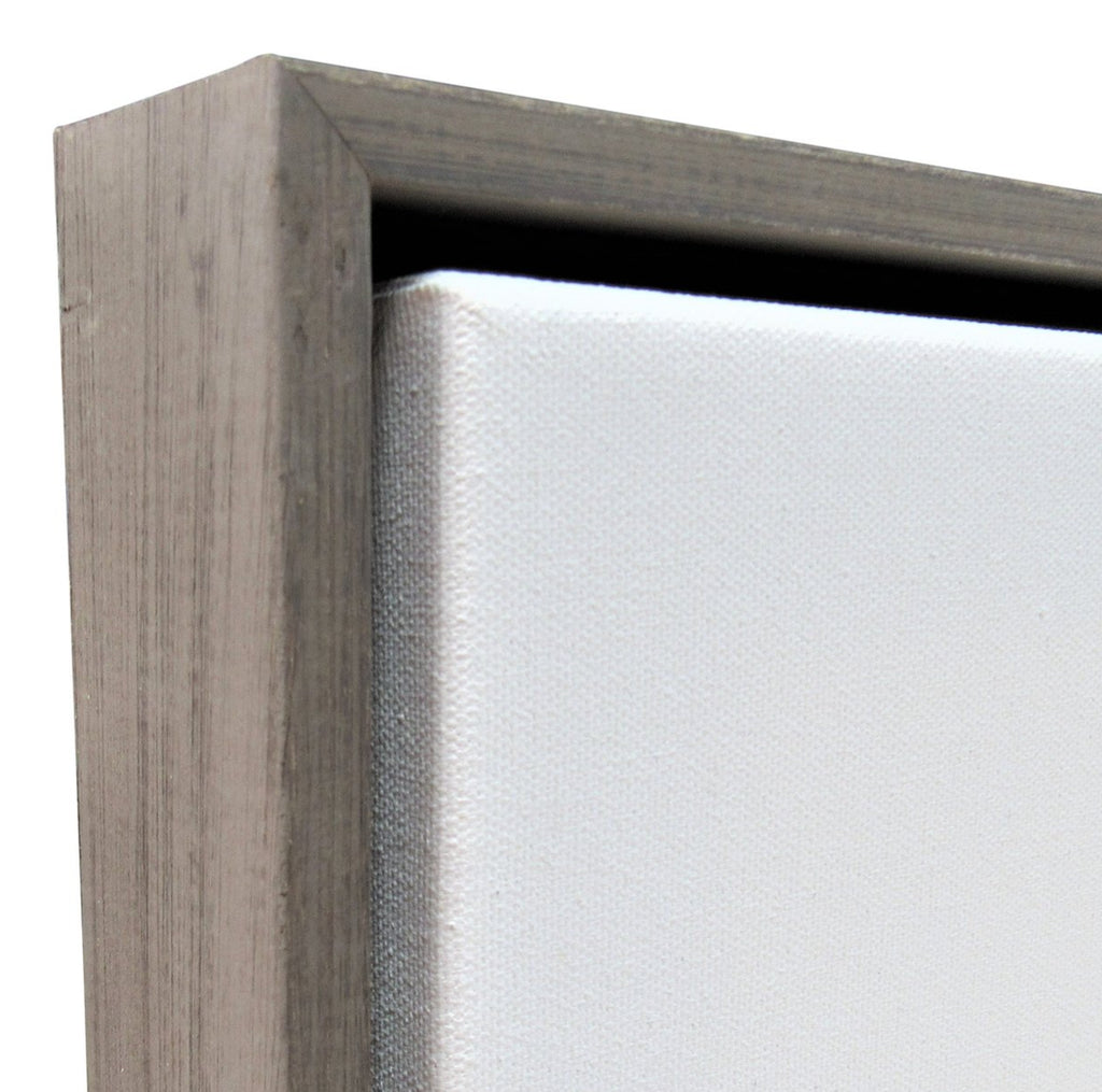 Weathered Gray Floater Frame for 1.5 Deep Canvas