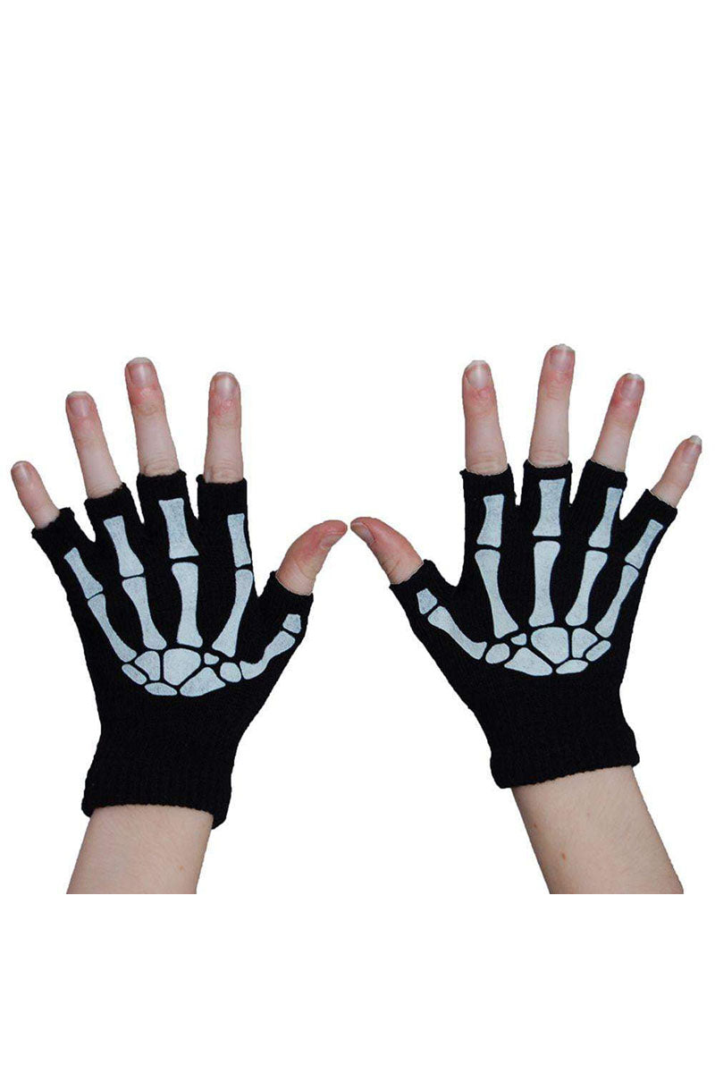 skeleton gloves