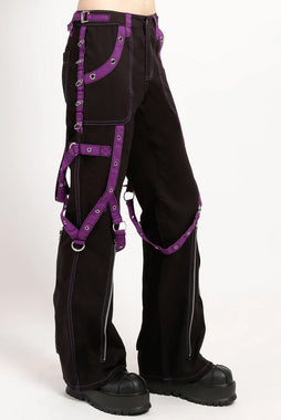 Lolita Dark Street Pants [Black/Purple]