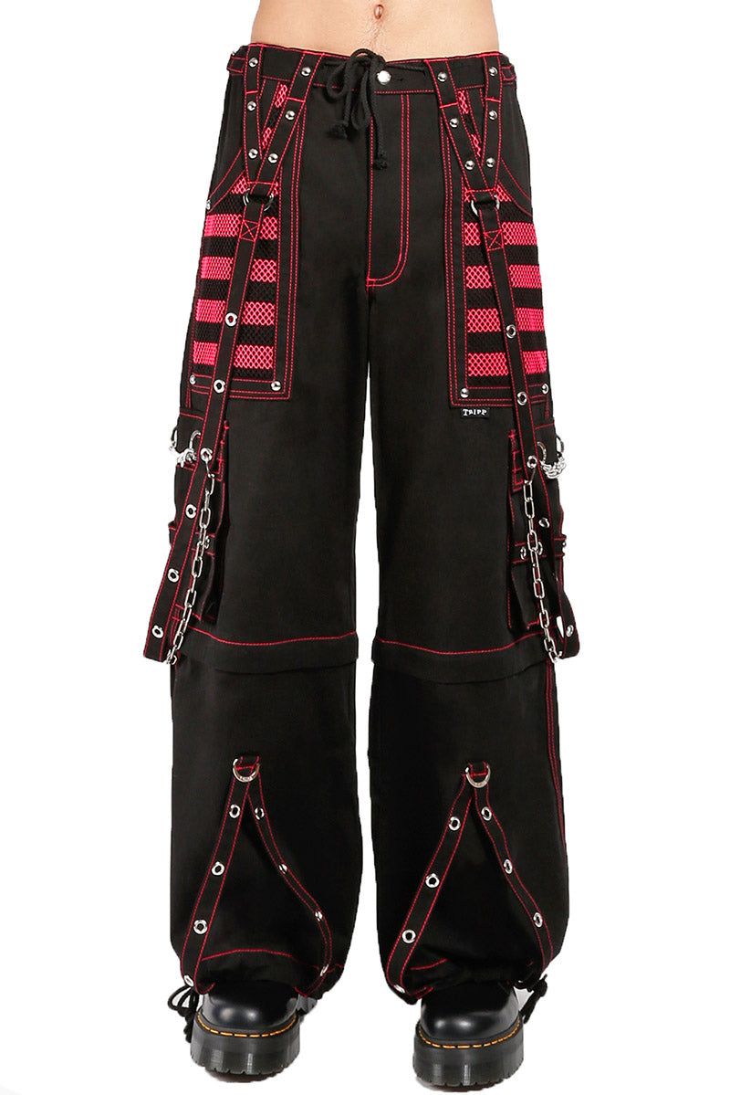 Tripp Electro Pants [Pink/Black] – VampireFreaks