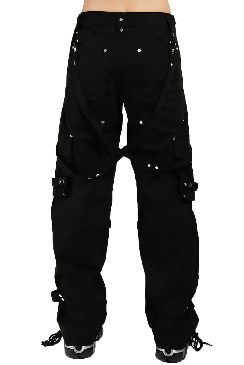 Tripp Zip Off Crush Pants [Black/Black] – VampireFreaks