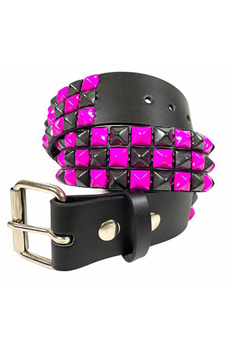 Emocore Checkered Belt [Black / Pink]