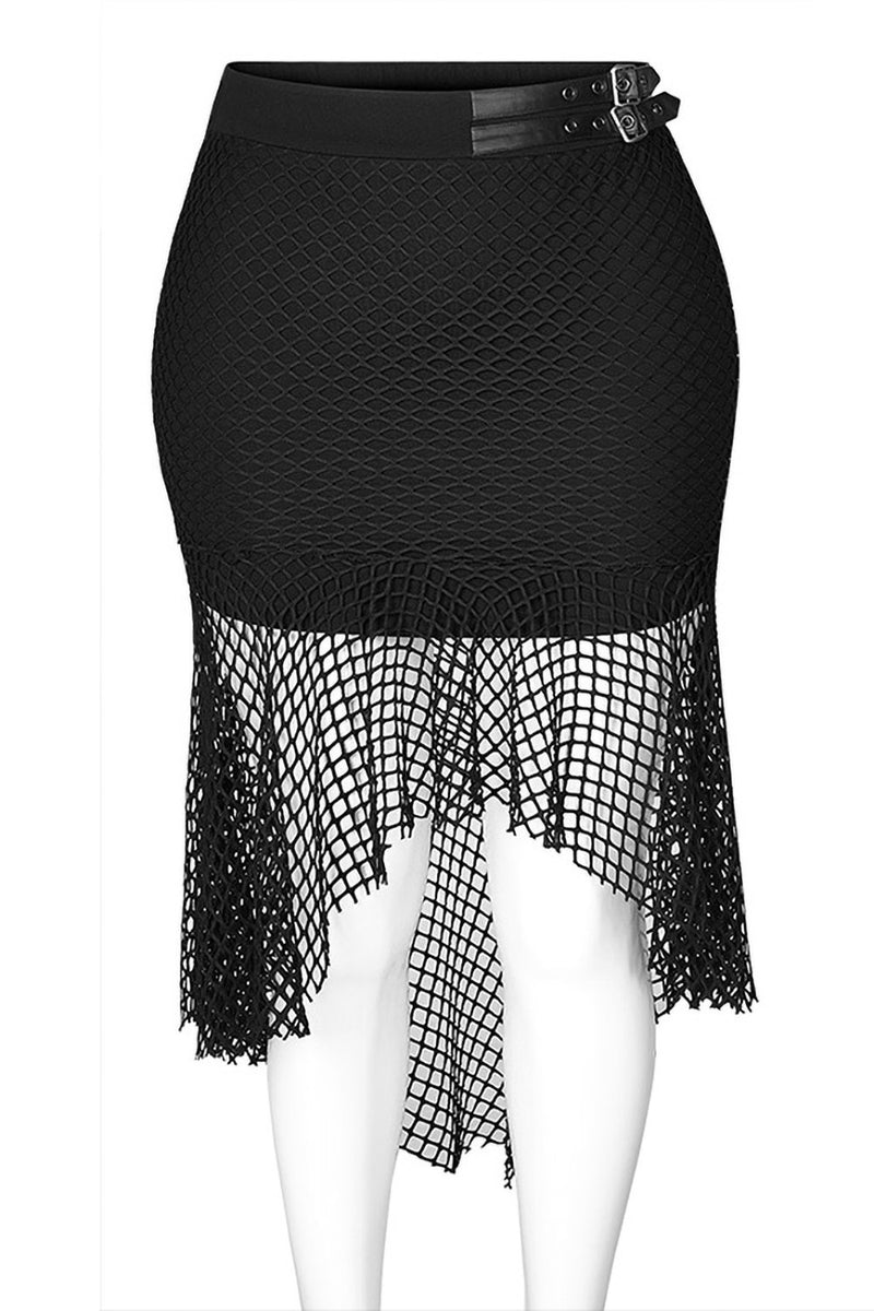 Grave Girl Fishnet Skirt – VampireFreaks