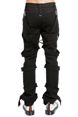 Tripp NYC Harness Dark Street Pants [BLACK]