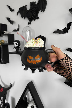 Triple Moon Cauldron Tea Light Mug Warmer [W/Mug] – VampireFreaks