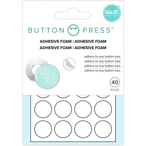 Adhesive Foam pack to use with We R Memory Keepers Button press.