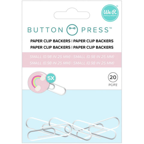 Button Press Paper Clip Backers