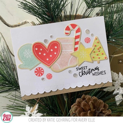 Avery Elle - Christmas Cookies Clear Stamps