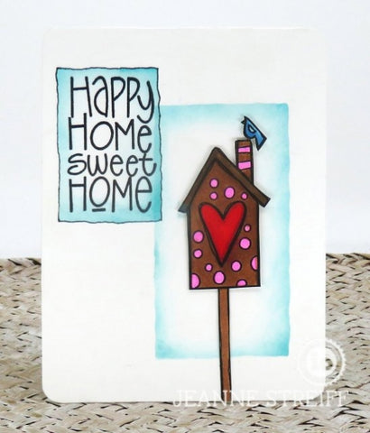 Impression Obsession - Home Sweet Home Stamp