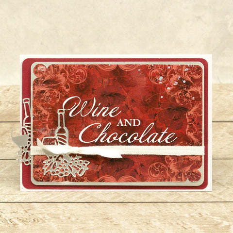 Couture Creations - Blooming Friendship - Mini Die - Wine and Dine