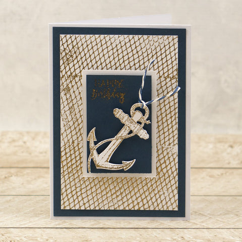 Couture Creations - Tina Ollett's Seaside Girl Collection - Anchored Mini Die Set (2pc)