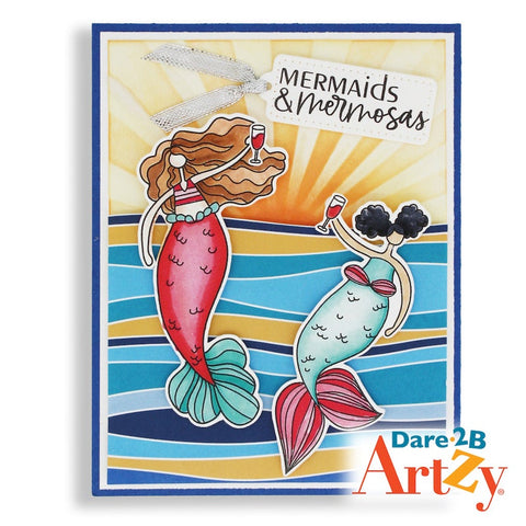 Dare 2B Artzy - Mermazing Stamp Set