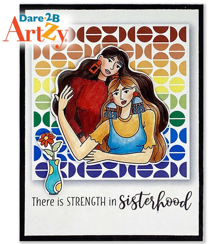 Dare 2B Artzy - Sisterhood Stamp Set