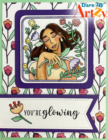Dare 2B Artzy - You're Glowing Stamp Set