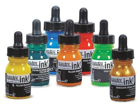 Liquitex Acrylic Inks 30ml – Arts and Crafts Supplies Online Australia