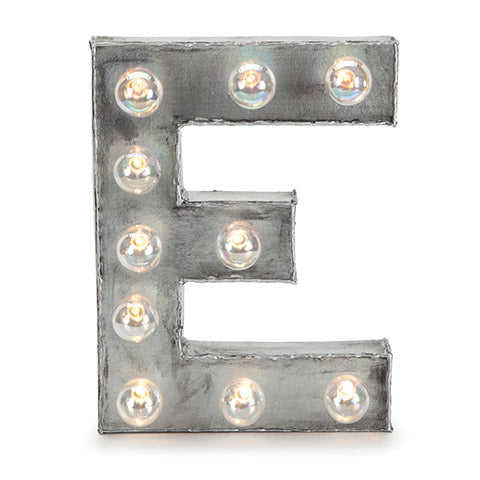 Silver Metallic Paper Mache Letters Numbers Small Large Wall 