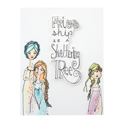 Spellbinders - Friendship Clear Stamps