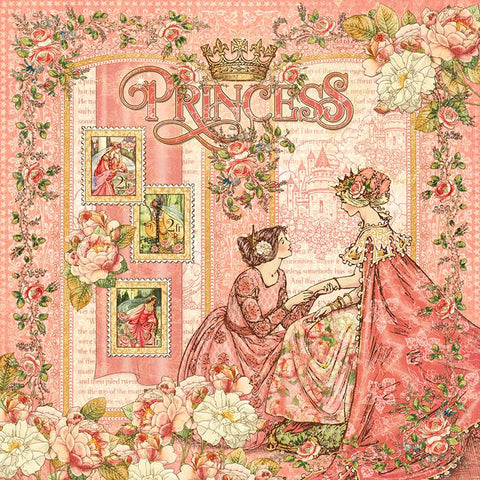 Graphic 45 - Princess Collection - 12" X 12" Paper