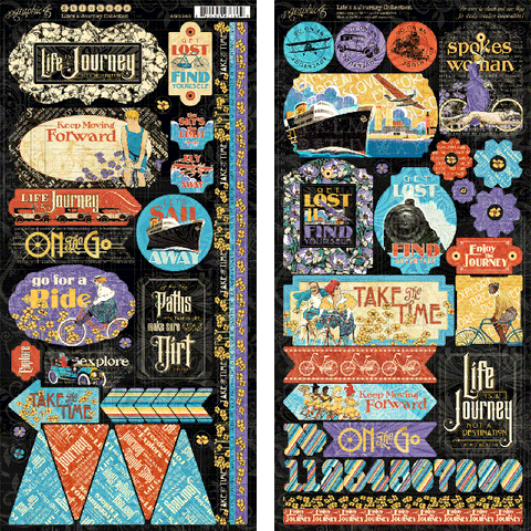 Graphic 45 - Life's a Journey 12x12 Collection Pack