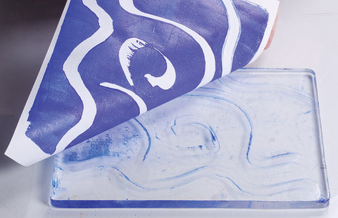 Create beautiful prints using Gel Press & X-Press It Premium Brayer