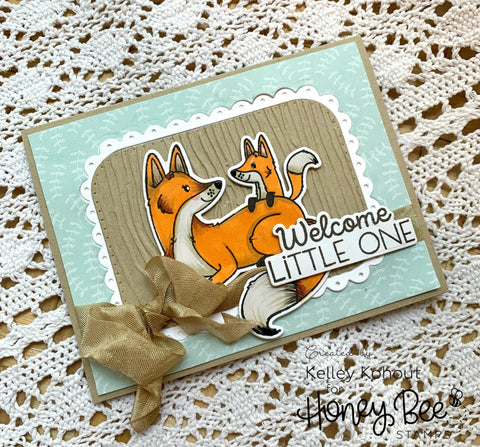 Honey Bee - Woodland Babies | 6x6 Stamp Set