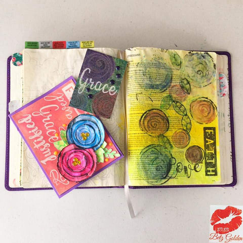 Joy Clair - Saved By Grace | Bible Journaling Stamp Set