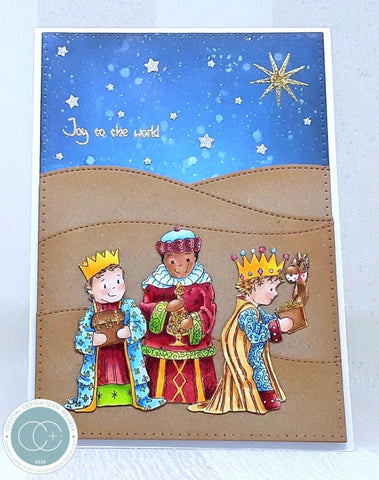 Craft Consortium A5 Clear Stamps - Nativity - Three Wise Men