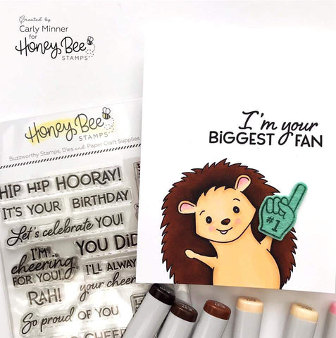 Honey Bee - Hope the Hedgehog | 3x4 Stamp Set