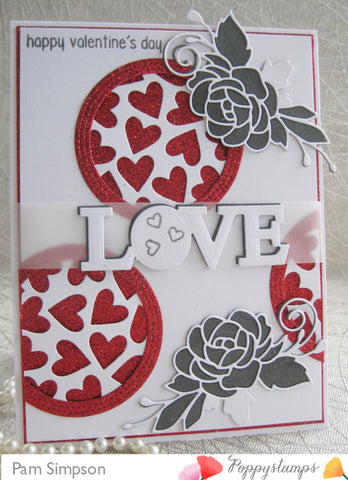 Poppystamp - Valentine Fairies Stamp and Die