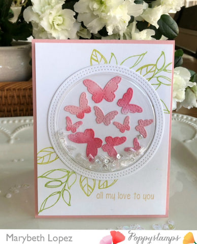 Poppystamp - Valentine Fairies Stamp and Die