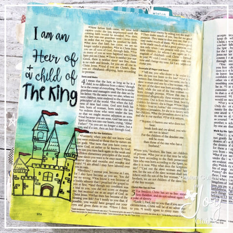 Joy Clair - Heir of God | Bible Journaling Stamp Set