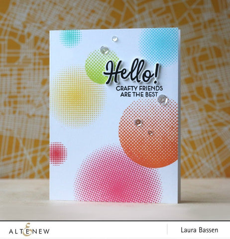 Altenew - Halftone Circles Stamp Set