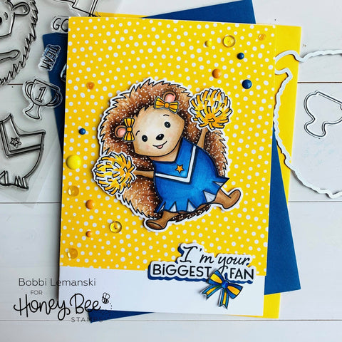 Honey Bee - Hope the Hedgehog | 3x4 Stamp Set