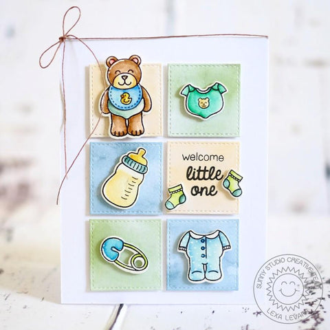 Sunny Studio Stamps - Baby Bear Stamp and Die