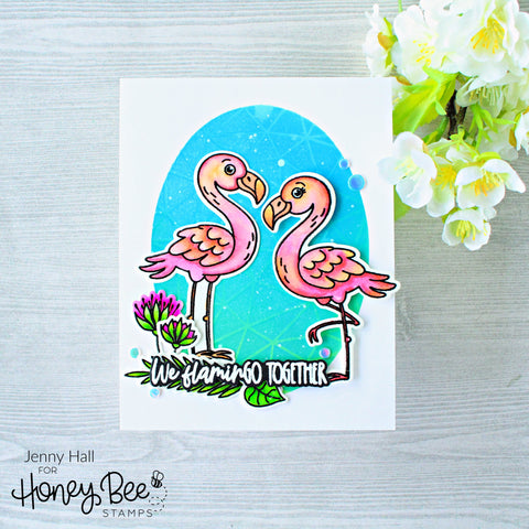 Honey Bee - Birds of Paradise | 6x8 Stamp Set