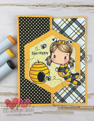 C.C. Designs -  Bee Swissie Clear Stamp Set