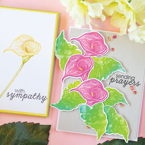 Hero Arts - Color Layering Calla Lily Stamp and Die