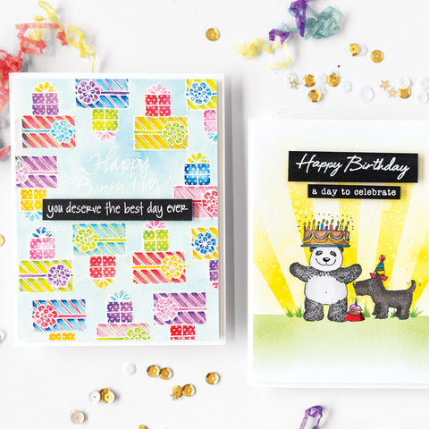 Hero Arts -  From The Vault Birthday Stamp and Die Sets