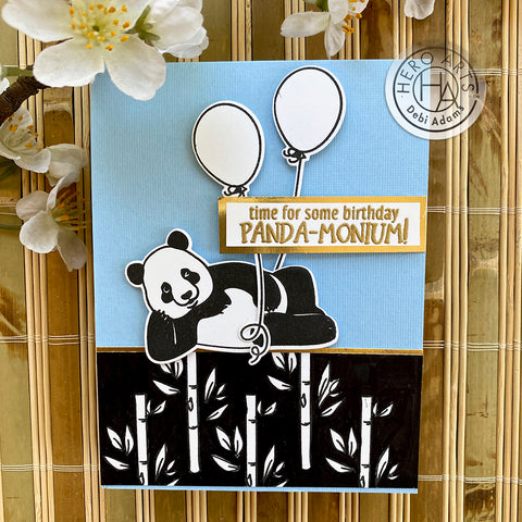 Birthday Panda Frame Cuts (D)