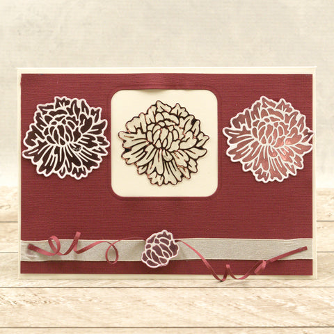 Couture Creations - Vintage Flowers - Layered Zinnia - Carnation Die Set