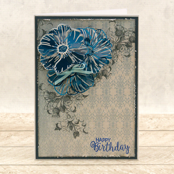 Couture Creations - Vintage Flowers - Layered Camelia Die Set