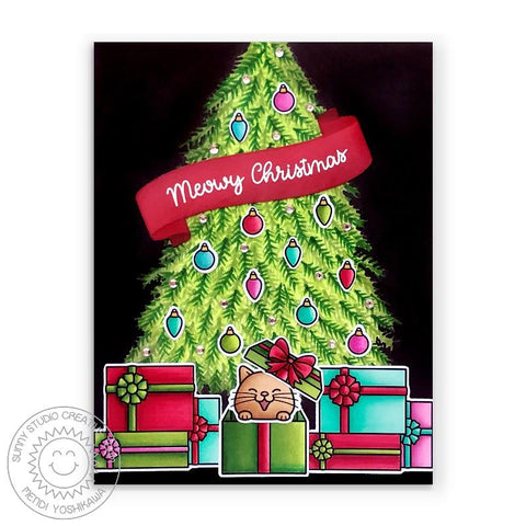 Sunny Studio Stamps -  Lazy Christmas Stamps and Dies