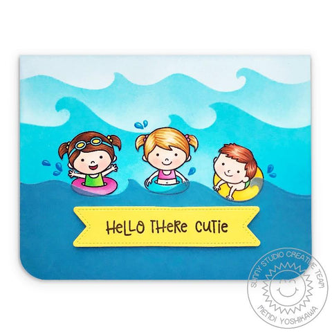 Sunny Studio Stamps - Coastal Cuties - Stamp and Dies