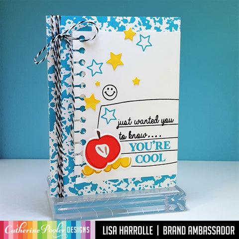 Catherine Pooler - Composition Notebook Background Stamp