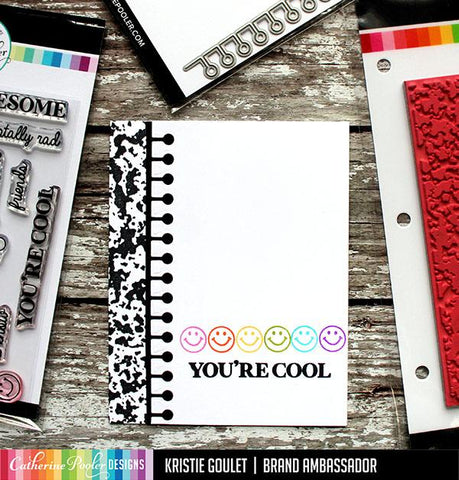 Catherine Pooler - Composition Notebook Background Stamp