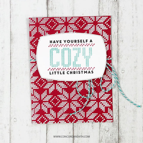 Concord & 9th COZY CHRISTMAS Stamp and Die Sets