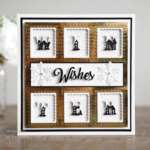 Creative Expressions - Sue Wilson - Slimline Inner Scalloped Rectangle Aperture Trio Craft Die