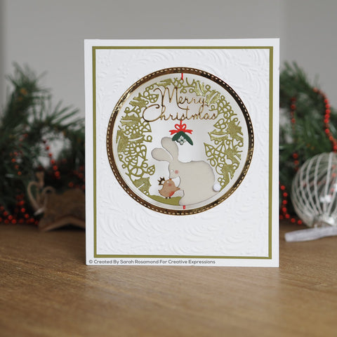 Creative Expressions - Paper Panda Mistletoe Kisses Craft Die
