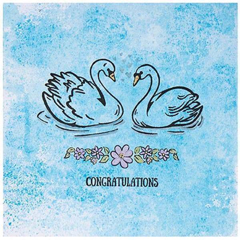 Creative Stamps A6 Stamp Set - Serene Swans 1